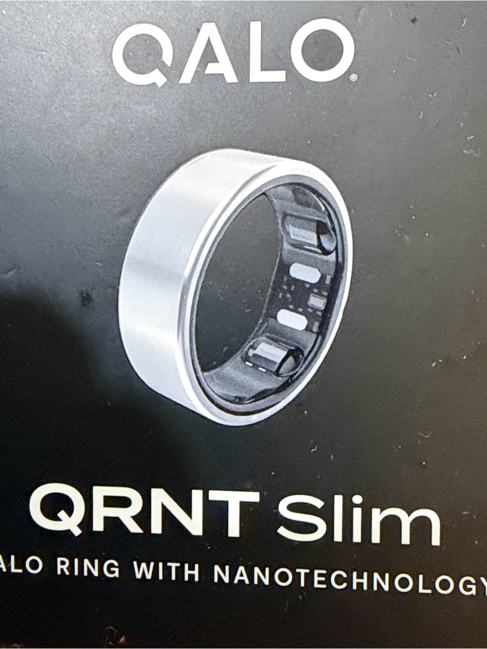 QALO QRNT Slim Smart Ring — Silver